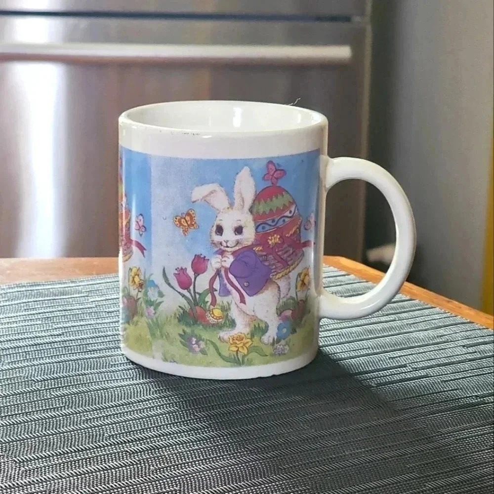 Easter Bunny Mug (Chipped on bottom)